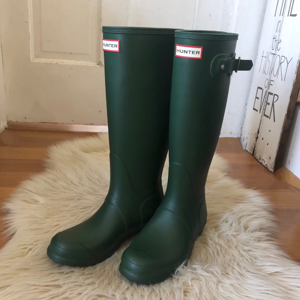Hunter Green Tall Boots